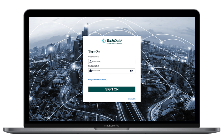 login laptop