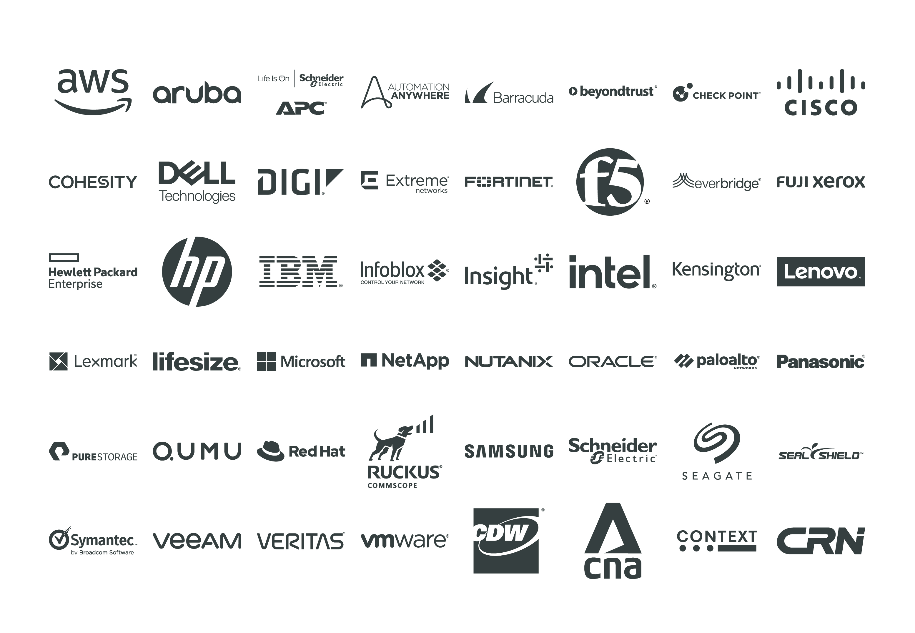 Partners vendors logos
