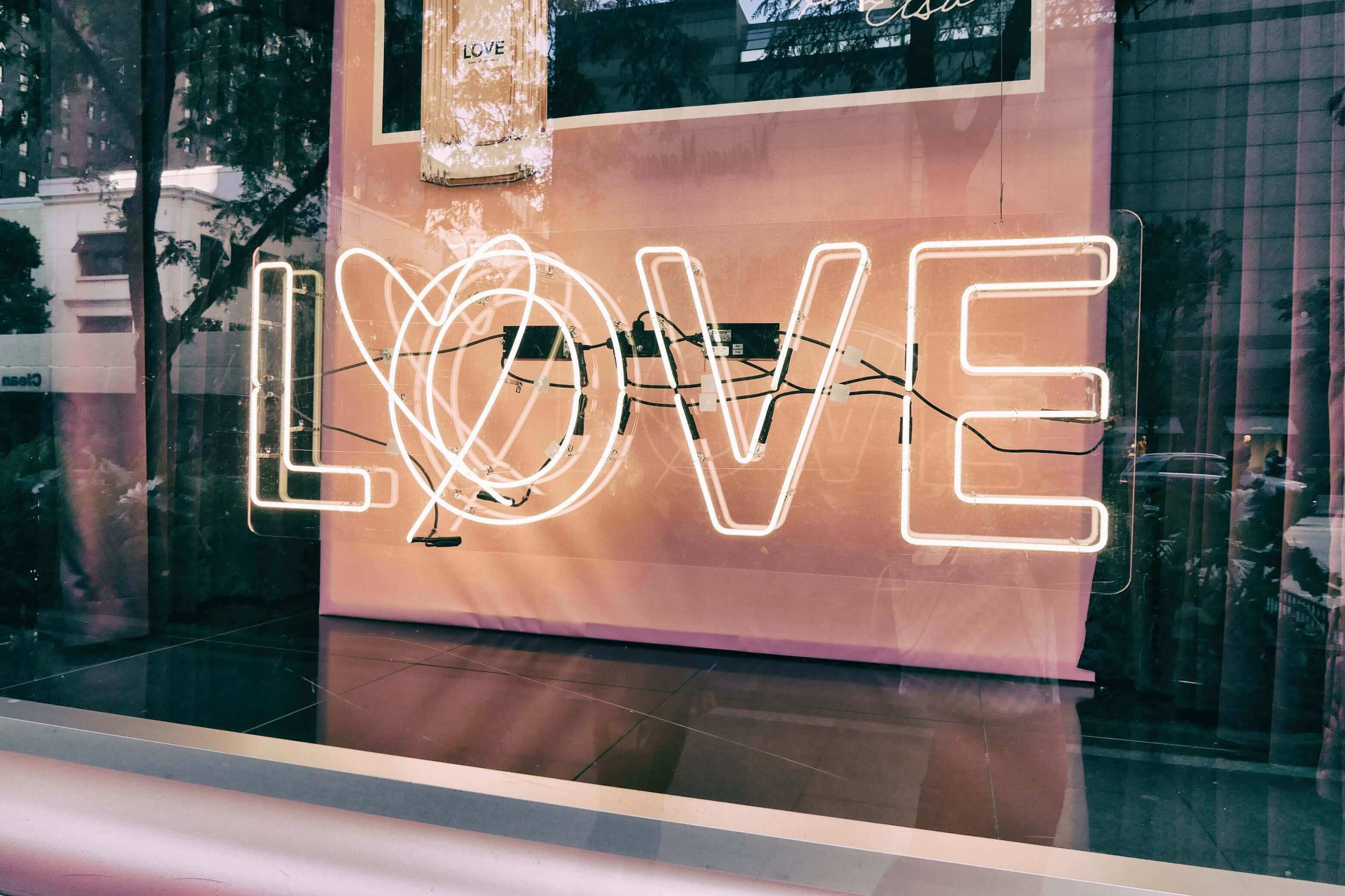Love LED neon sign