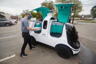 Automated delivery vehicle
