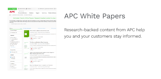 APC White Papers 